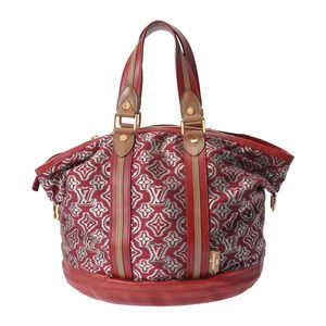 Louis Vuitton Aviator Bordeaux Leather Nylon Jacquard Handbag